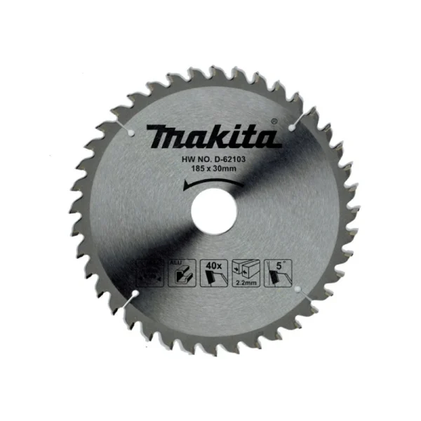 Makita D-62103 Elmas Daire Testere 185x40 Diş (Ekonomik Seri)
