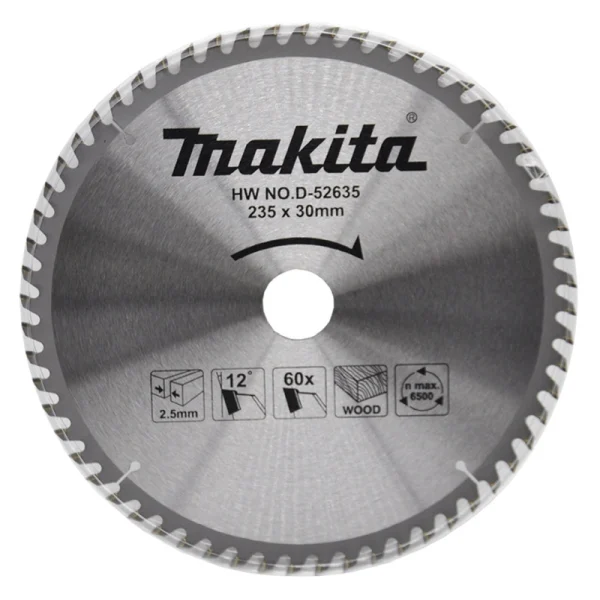 Makita D-52635 Elmas Daire Testere 235x60 Diş (Ekonomik Seri)