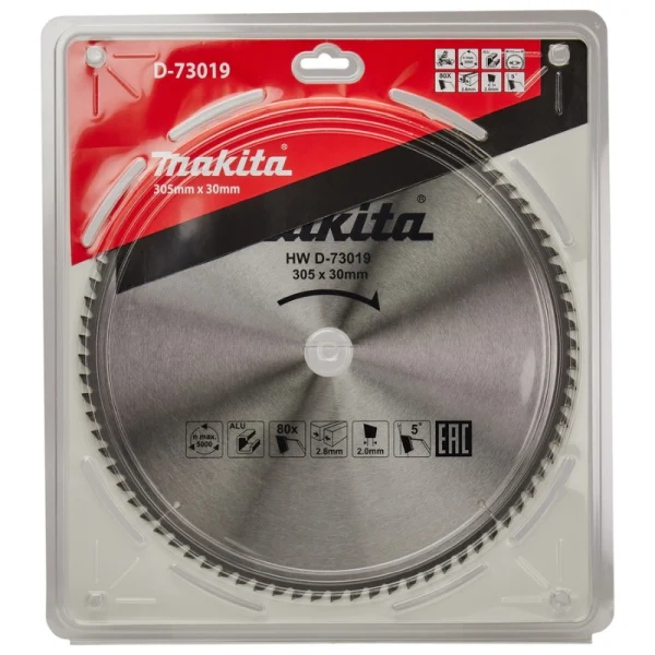 Makita D-73019 Elmas Daire Testere 305x80 Diş (Ekonomik Seri)