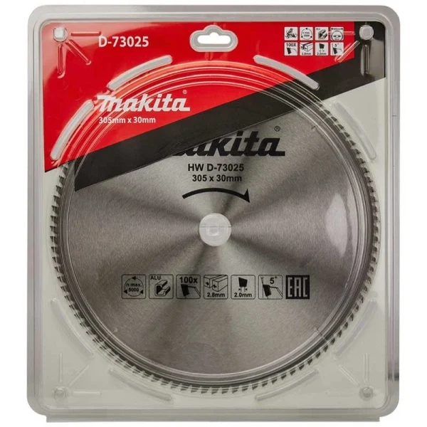 Makita D-73025 Elmas Daire Testere 305x100 Diş (Ekonomik Seri)
