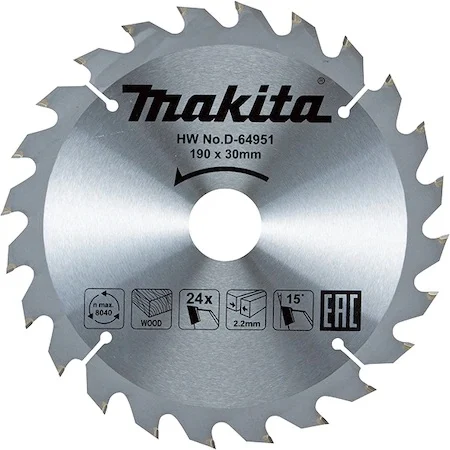 Makita D-64951 Eko Daire Testere 190x24 Diş