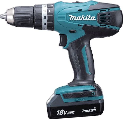 Makita HP457DWE Darbeli Delme-Vidalama 3 Akülü