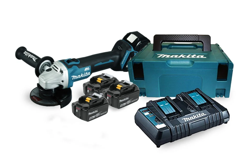 Makita DGA454Z Akülü Taşlama Makinesi 3 Akülü Set