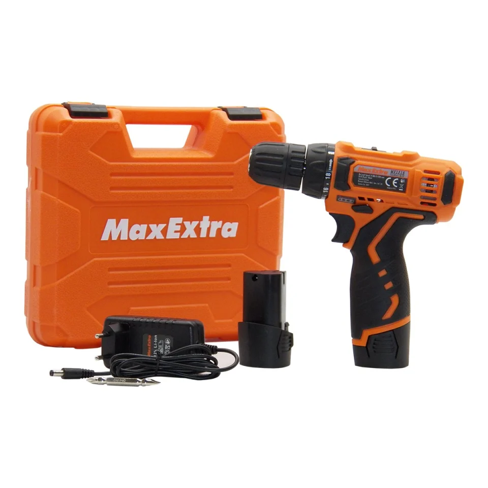 Max Extra Mx1215 12V Akülü Vidalama Makinesi