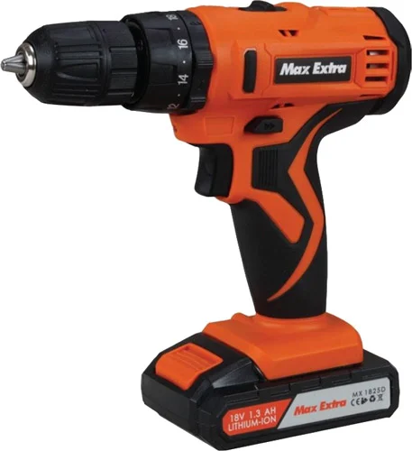 Max Extra Mx1825D 18V Çift Akülü Darbeli Matkap