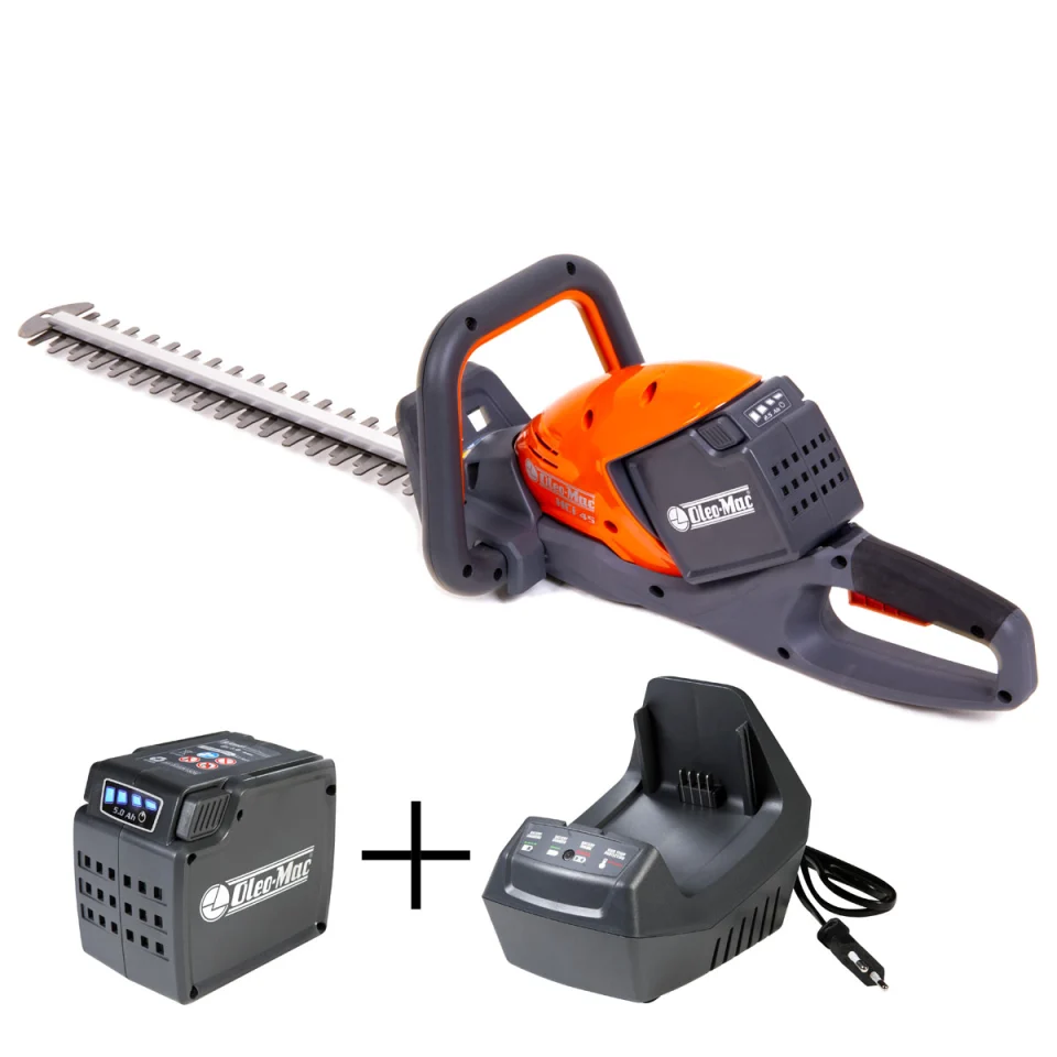 Oleomac HCİ 45 Akülü Çit Kesme Makinesi 5Ah Tek Akü
