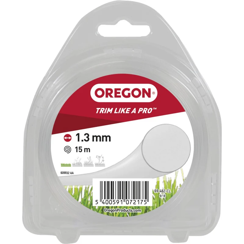 Oregon 69-482-CL Tırpan Misina 1.3Mm 15M Beyaz Yuvarlak