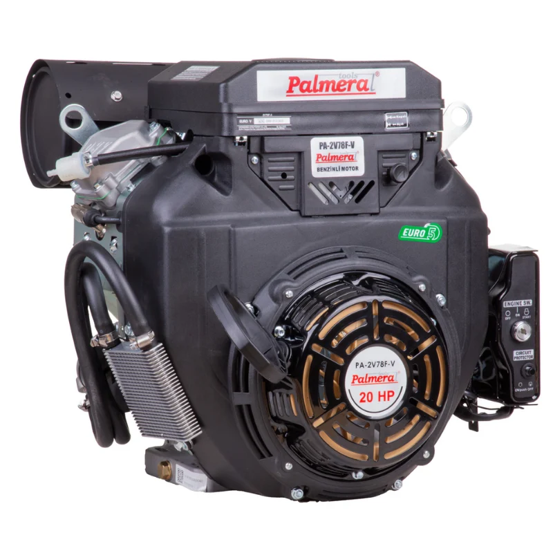 Palmera PA-2V78F-V Benzinli Motor 20hp Eur5 Koniktip 688cc