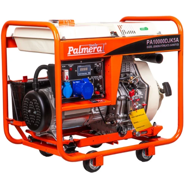Palmera PA10000DJK5A EUR5 Jeneratör 9,3 kV Dizel Marşlı Ats Uyum.