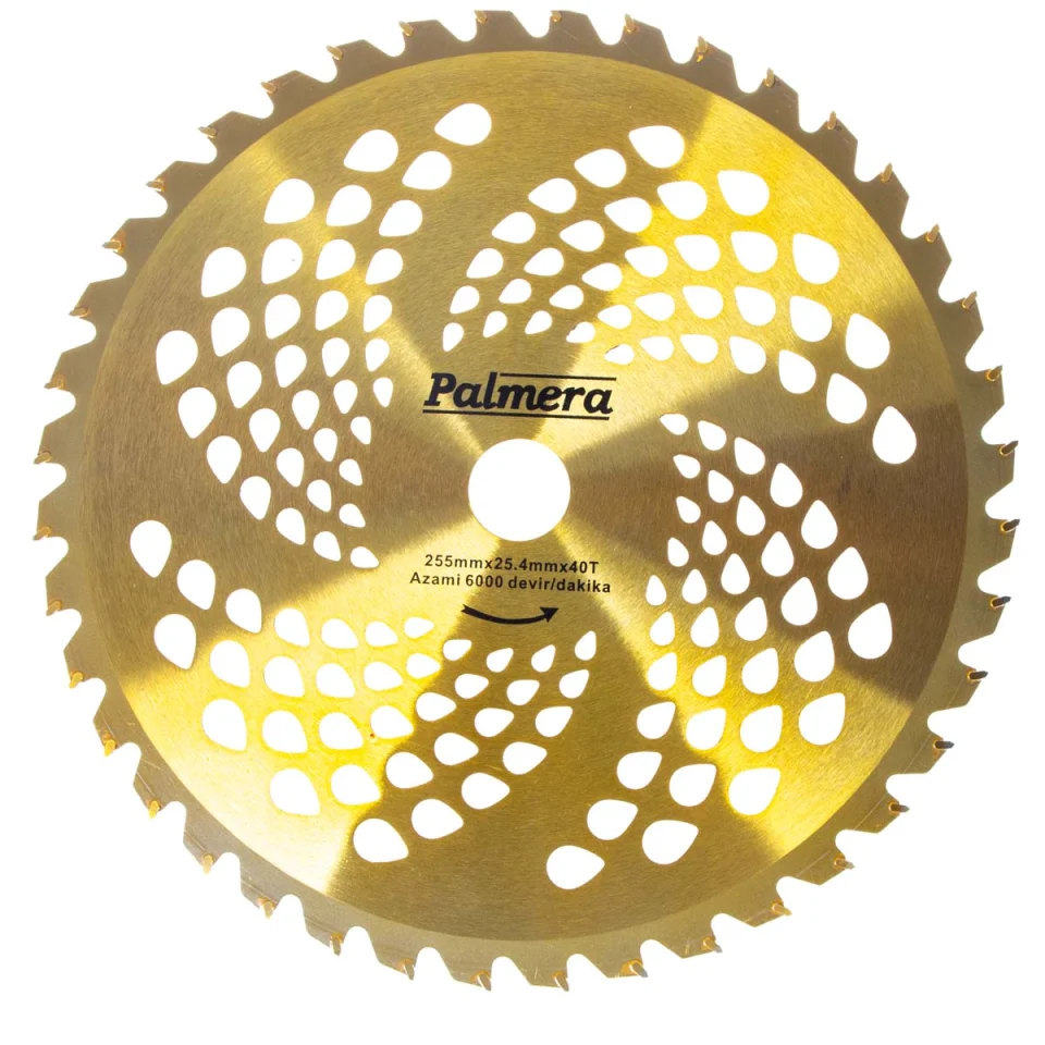Palmera Tırpan Bıçağı 40D 255x25.4x2mm Gold Elmaslı