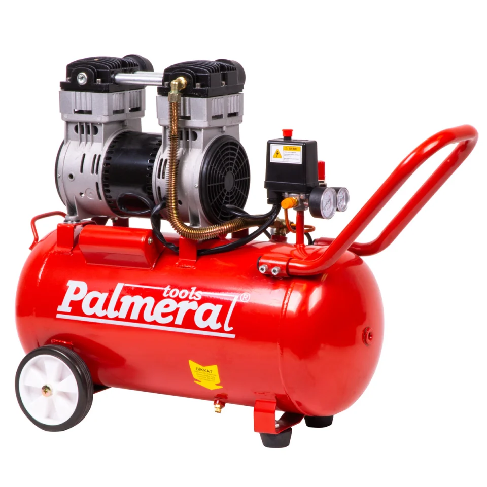 Palmera PA50LS Hava Kompresörü Yağsız Sessiz 50 Litre
