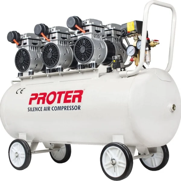 Proter Pr 103s 100 Lt 3 Hp Sessiz Yağsız Hava Kompresörü 8 Bar
