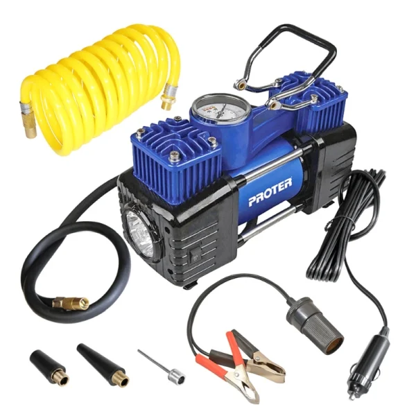 Proter PR 252 KİT Çift Piston Lastik Şişirme Kompresörü 12V150 PS