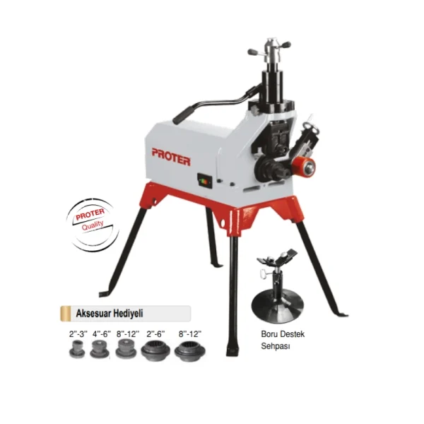 PROTER 2-12 İnç Yiv Açma Makinası PR 2020