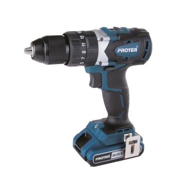 Proter Pst 720 Bl Kömürsüz Darbeli 13 Mm Çİft Akülü Matkap