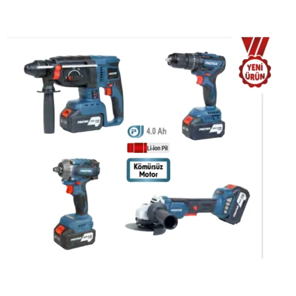Proter Pst 914 Quatro Akülü 4 Lü Set