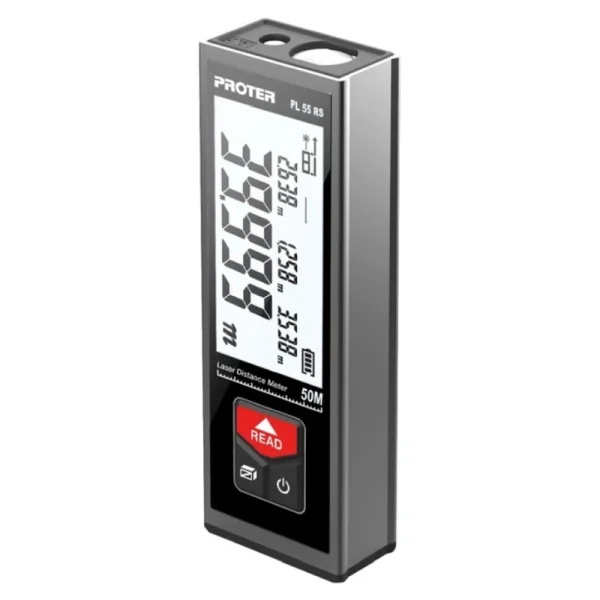 Proter Pl 55 Rs Şarjlı Lazer Metre 50 m (Kırmızı Lazerli)