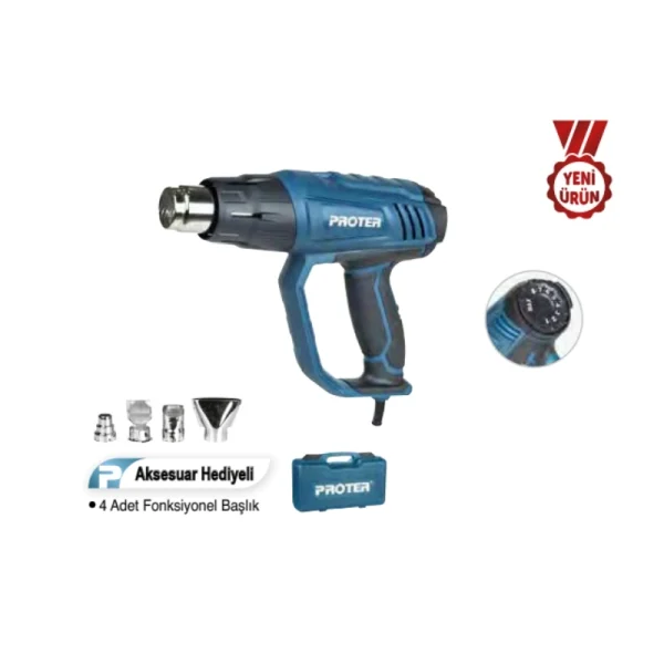 Proter Pr 2360 Sıcak Hava Tabancası 2000W