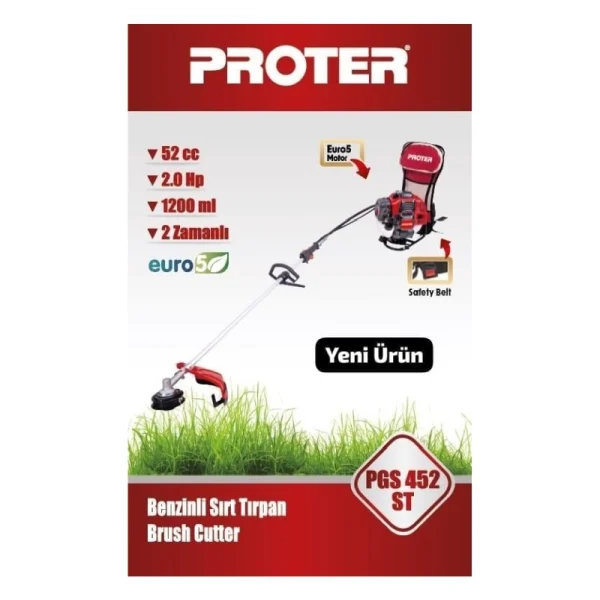 Proter Pgs 452 St Benzinli Yan Tırpan