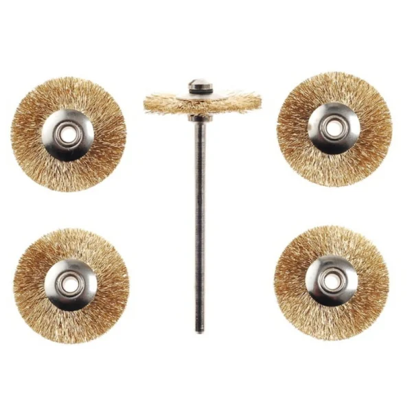 Proxxon 28962 Sarı Tel Fırça Disk 22 mm (5 Parça)