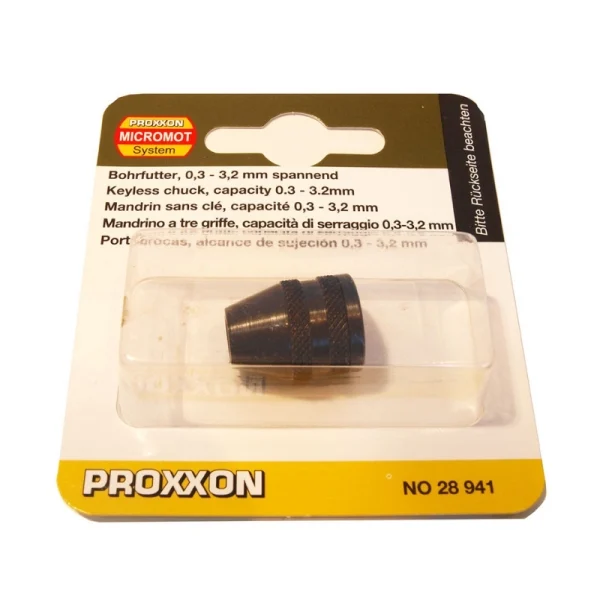 Proxxon 28941 Anahtarsı Mandren Çelik Üç Çeneli
