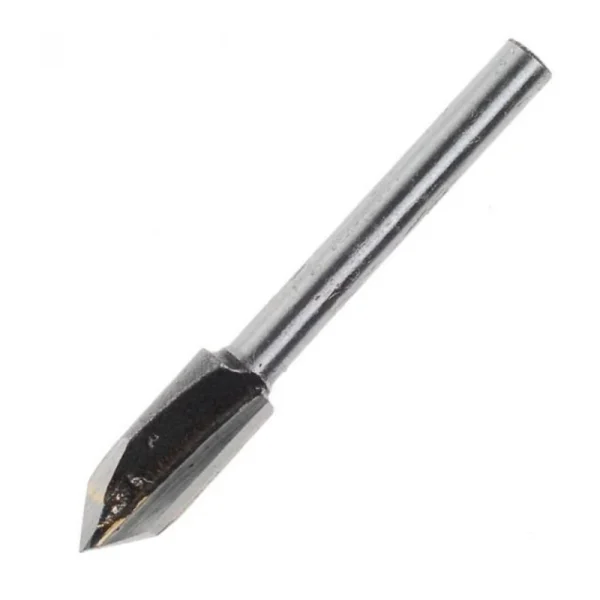 Proxxon 29032 Tungsten Karbür Ahşap Freze Ucu V Kanal Açma 6,5 mm