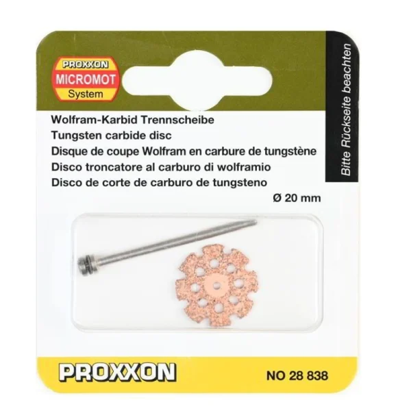 Proxxon 28838 Tungstem Karbür Kesme Diski 20 mm
