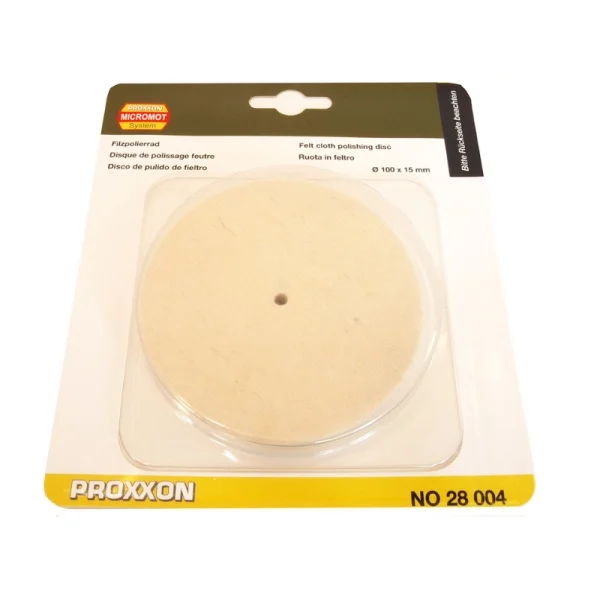 Proxxon 28004 PM100 İçin / Parlatma Keçesi Cilalama Çarkı 100x15