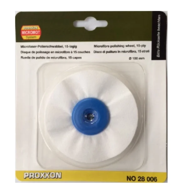 Proxxon PM100 İçin / Parlatma Diski Mikro Fiber Cilalama Çarkı 10