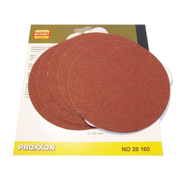 Proxxon 28160 Zımpara 125 mm 80 Kum (5 Adet) TG125/E İçin