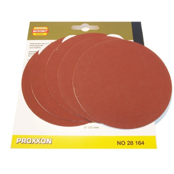 Proxxon 28164 Zımpara 125 mm 240 Kum (5 Adet) TG125/E İçin