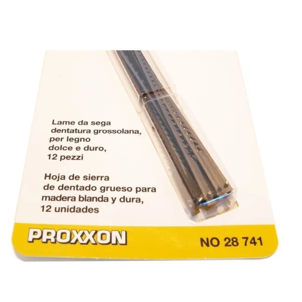 Proxxon 28741 Kaba Uçlu Testere İnç Başına 10 Diş (12 Adet)