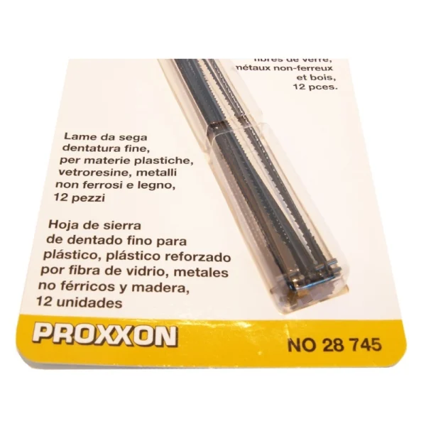 Proxxon 28745 Çok İnce Uçlu Testere İnç Başına 25 Diş (12 Adet)