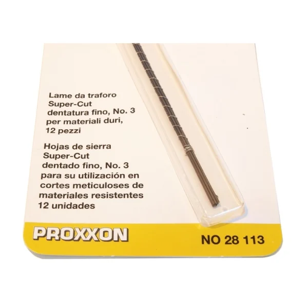 Proxxon 28113 Hassas Kesim Kıl Testere İnce Dişli