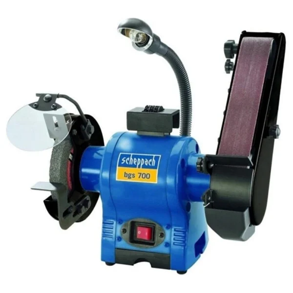 Scheppach BGS 700 Bant Zımpara ve Taşlama Makinesi 230V 50Hz 370w