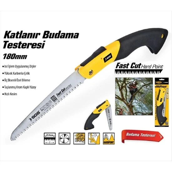 Sgs 1755 Katlanabilir Budama Testeresi 180 Mm