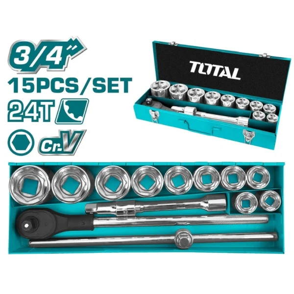 Total 3/4 inç 15 Parça Lokma Takımı THT341151