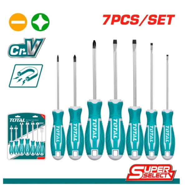 Total 7 parça Tornavida Seti THT2506072