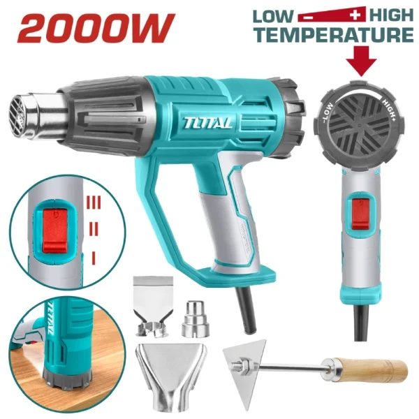 Total TB20045 Sıcak Hava Tabancası 2000W