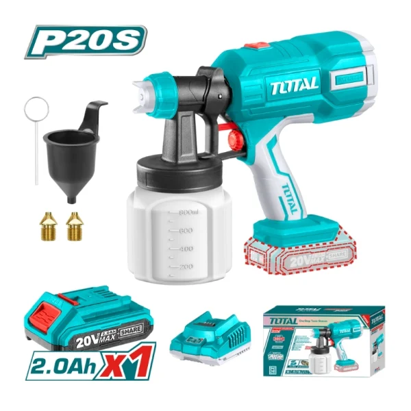 Total Li-Ion Akülü Boya Tabancası / TSGLI20406