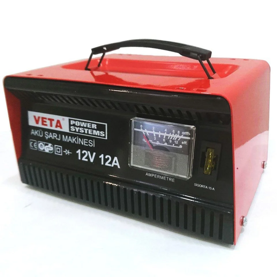 Veta Vt3421 Akü Şarj Cihazı 12 Volt 12 Ah