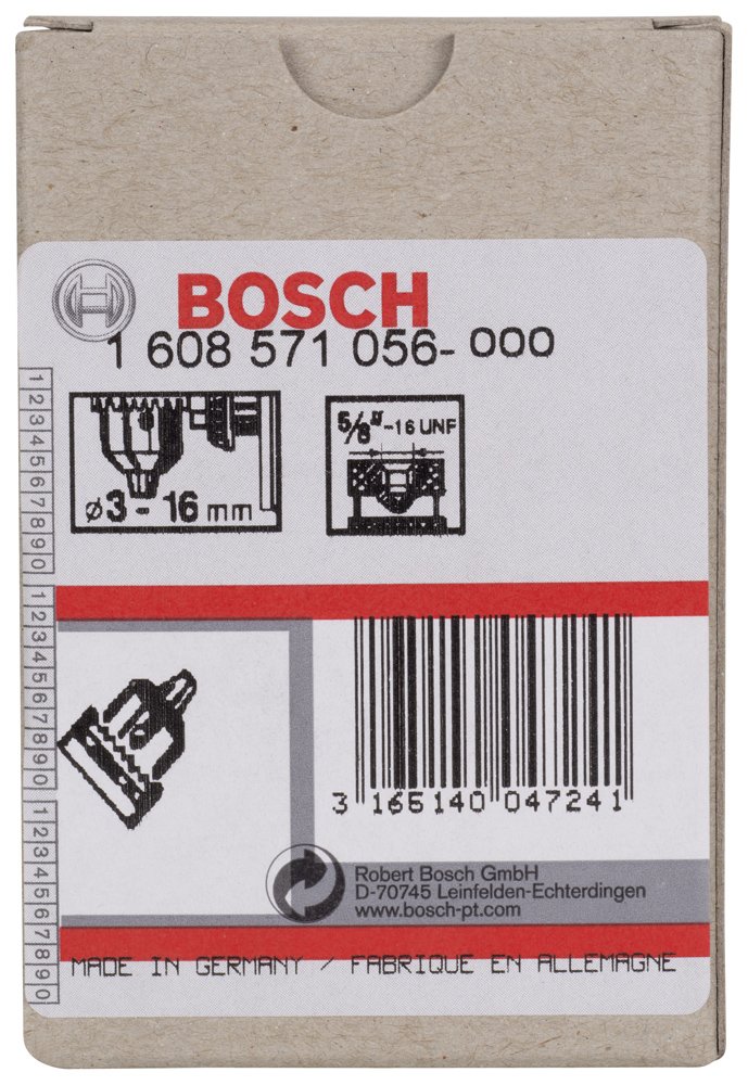 Bosch Anahtarlı Mandren ? -16UNF> Ø3-16 mm v2