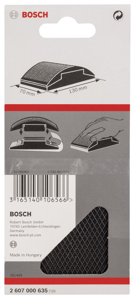 Bosch Lastik El Zımpara Takozu 60*100mm