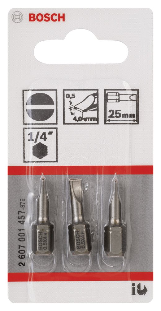 Bosch ExtraHard Vidalama Ucu S0,5x4,0*25mm 3lü