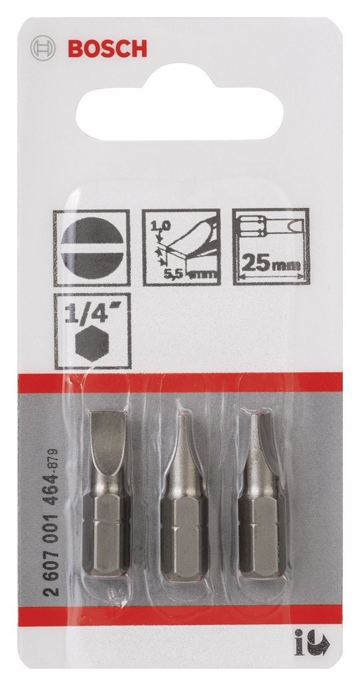 Bosch ExtraHard Vidalama Ucu S1,0x5,5*25mm 3lü
