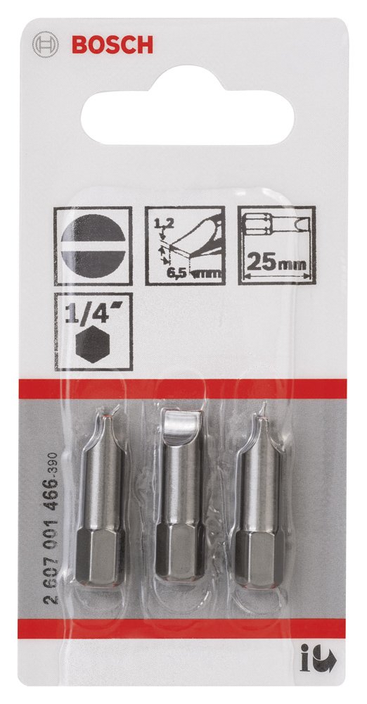 Bosch ExtraHard Vidalama Ucu S1,2x6,5*25mm 3lü
