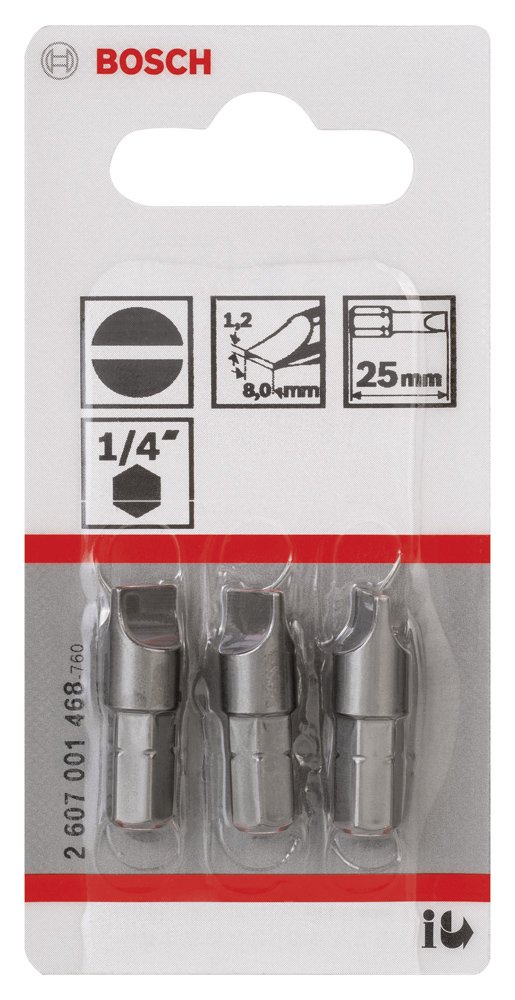 Bosch ExtraHard Vidalama Ucu S1,2x8,0*25mm 3lü