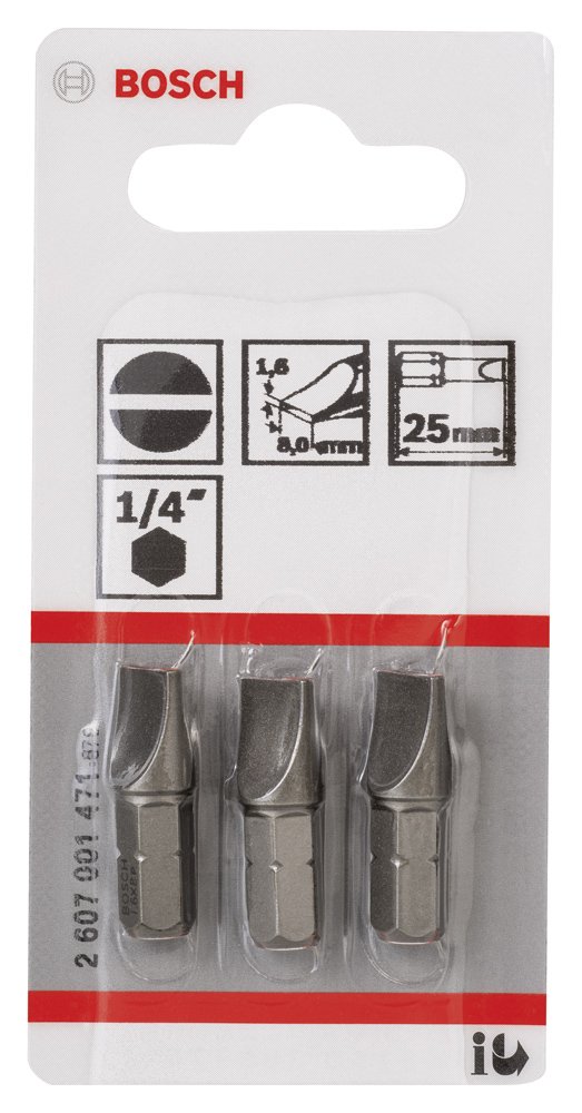 Bosch ExtraHard Vidalama Ucu S1,6x8,0*25mm 3lü