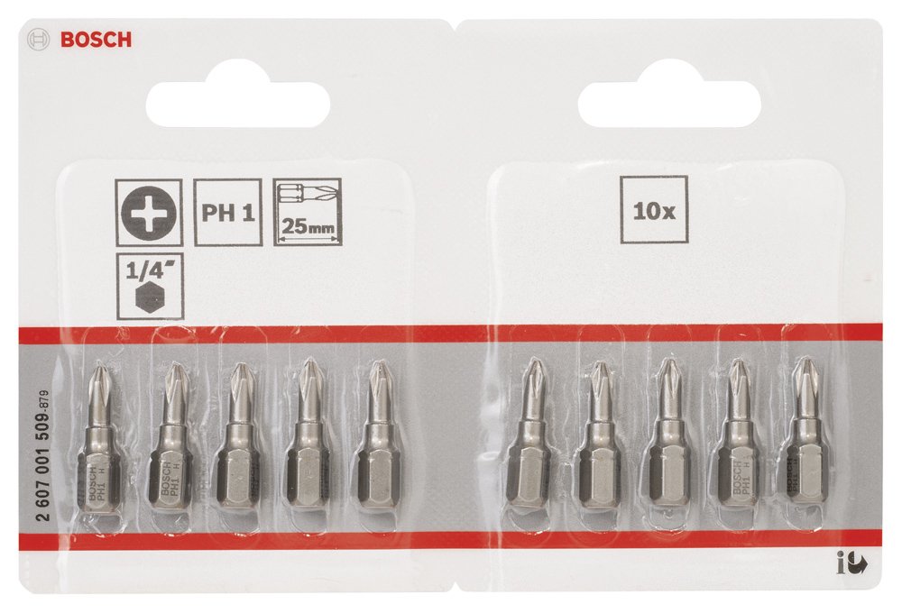 Bosch ExtraHard Vidalama Ucu PH1*25 mm 10 lu