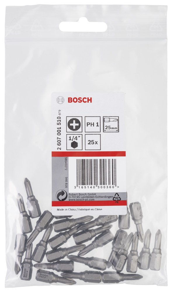 Bosch ExtraHard Vidalama Ucu PH1*25 mm 25 li